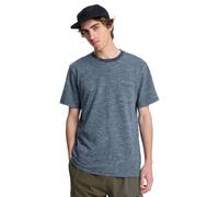 Sporttop QUIKSILVER "Lopaz Striped Pocket", Herren, Gr. XS, schwarz navy lopaz stripes, Obermaterial: 70% Walkfrottier, 30% Microfaser;, Tops Sporttop (93292735-XS) schwarz navy lopaz stripes