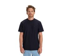 Sporttop QUIKSILVER "Slub Roundneck", Herren, Gr. L, blau (schwarz navy), Obermaterial: 100% Baumwolle., Tops Sporttop (56219250-L) schwarz navy