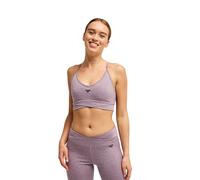 Sporttop ROXY "Rise & Vibe Crossed", Damen, Gr. XXL, lila (schwarzberry wine), Obermaterial: 53% Polyester, 35% Nylon, 12% Elasthan., Tops Sporttop (69679456-XXL) schwarzberry wine