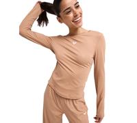 Sporttop ROXY "Rise & Vibe", Damen, Gr. L, beige (cafe au lait), Obermaterial: 80% Polyester, 20% Elasthan., Tops Sporttop (68731152-L) cafe au lait