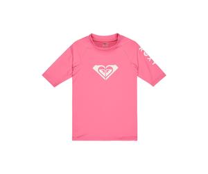 Sporttop ROXY "Whole Hearted", Mädchen, Gr. 4(101-108cm), sangria sunset, Obermaterial: 84% Polyester, 16% Elasthan., Tops Sporttop (34494032-4) sangria sunset