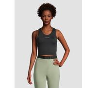 Sporttop VENICE BEACH "EDITHA", Damen, Gr. XS (36), schwarz, Sweatware, Obermaterial: 91% Polyamid, 9% Elasthan, unifarben, Rundhals, Tops Sporttop (39402631-XS)