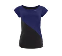 Sporttop WINSHAPE "AET109LS", Damen, Gr. L, blau (dunkelblau, schwarz), 85% Polyester, 15% Elasthan, Rundhals, Tops Sporttop, Functional Soft and Light (82305568-L) dunkelblau, schwarz