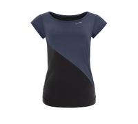 Sporttop WINSHAPE "AET109LS", Damen, Gr. XS, grau (anthrazit, schwarz), 85% Polyester, 15% Elasthan, Rundhals, Tops Sporttop, Functional Soft and Light (50811625-XS) anthrazit, schwarz