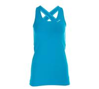 Sporttop WINSHAPE "Tanktop WVR32", Damen, Gr. XS, blau (türkis), 90% Baumwolle, 10% Elasthan, Rundhals, Tops Sporttop, Drop Back Design (86917264-XS) türkis