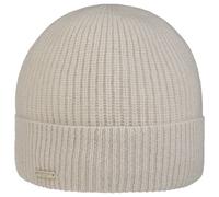 Sporty Kaschmir Umschlagmütze by Seeberger hellbeige One Size
