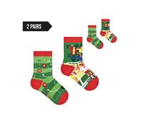 Spox Sox 2er-Set: Socken in Grün - Größe 31-35 | Babysocken Strumpfhosen