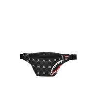 SPRAYGROUND GRAY PEEKING CHARACTER CHECK SAVVY CROSSBODY