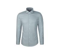 Seidensticker Shaped Hemd Light Sage Green, Strukturiert