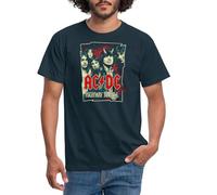 Spreadshirt AC/DC Bandlogo Bild Highway to Hell Album Männer T-Shirt, XL, Navy