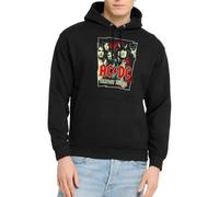 Spreadshirt AC/DC Bandlogo Bild Highway to Hell Album Unisex Hoodie, 3XL, Schwarz