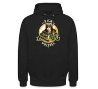 Spreadshirt AC/DC Logo High Voltage Angus Young Unisex Hoodie, XXL, Schwarz