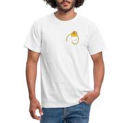 Spreadshirt Adventure Time Mit Finn Und Jake Brusttasche Männer T-Shirt, M, Weiß