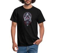 Spreadshirt Assassin's Creed Ezio Auditore Da Firenze Portrait Männer T-Shirt, M, Schwarz