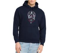 Spreadshirt Assassin's Creed Ezio Auditore Da Firenze Portrait Unisex Hoodie, L, Navy
