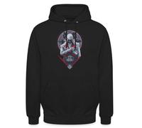 Spreadshirt Assassin's Creed Ezio Auditore Da Firenze Portrait Unisex Hoodie, M, Schwarz