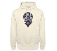 Spreadshirt Assassin's Creed Ezio Auditore Da Firenze Portrait Unisex Hoodie, M, Vanille-Milchshake