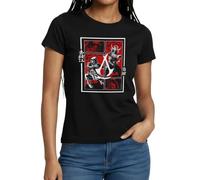 Spreadshirt Assassin's Creed Shadows Logo Mit Naoe Und Yasuke Frauen T-Shirt, S, Schwarz