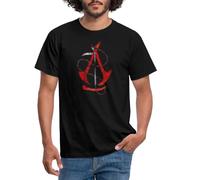 Spreadshirt Assassin's Creed Shadows Rotes Logo Männer T-Shirt, M, Schwarz
