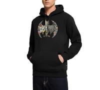 Spreadshirt Batman 80 Jahre Comic Herren Premium Hoodie, 3XL, Schwarz