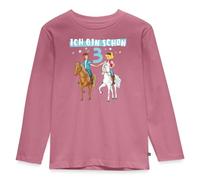Spreadshirt Bibi & Tina Geburtstag Ich Bin Schon DREI Kinder Premium Langarmshirt, 110/116 (4 Jahre), Mauve