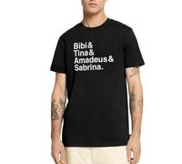 Spreadshirt Bibi Und Tina Amadeus Sabrina Typographie weiß Männer Premium T-Shirt, XXL, Schwarz