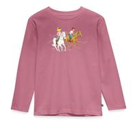 Spreadshirt Bibi Und Tina Ausritt Mit Amadeus Und Sabrina Kinder Premium Langarmshirt, 122/128 (6 Jahre), Mauve