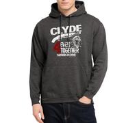 Spreadshirt Bonnie & Clyde Kostüm Partnerlook Partneroutfit Pärchen Clyde Unisex Hoodie, XL, Anthrazit