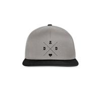 Spreadshirt Dad Herz Grafik Vintage Look Snapback Cap