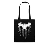 Spreadshirt DC Comics Batman Fledermaus Used Look Stoffbeutel, One size, Schwarz