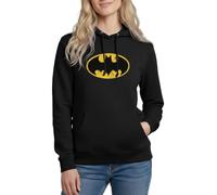 Spreadshirt DC Comics Batman Logo Used Look Karneval Damen Hoodie