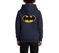 Spreadshirt DC Comics Batman Logo Used Look Karneval Kinder Premium Hoodie