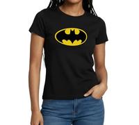 Spreadshirt DC Comics Batman Original Logo Frauen T-Shirt, XXL, Schwarz