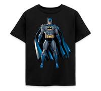 Spreadshirt DC Comics Batman Pose Klassisch Kinder T-Shirt, 110/116 (5-6 Jahre), Schwarz