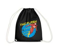 Spreadshirt DC Comics Justice League The Flash Turnbeutel, One size, Schwarz