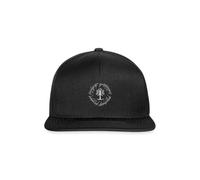 Spreadshirt Der Herr Der Ringe Der Weiße Baum Gondors Snapback Cap, One Size, Schwarz/Schwarz