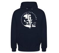 Spreadshirt Der Pate The Godfather Don Corleone Logo Mafia Film est. 1925 Unisex Hoodie, 4XL, Navy