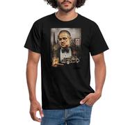 Spreadshirt Der Pate The Godfather Don Corleone Mafia Boss Mafia Film Männer T-Shirt, 4XL, Schwarz