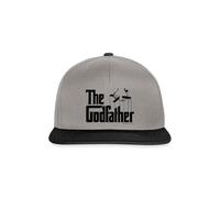 Spreadshirt Der Pate The Godfather Marionette Logo Snapback Cap, One Size, Graphit/Schwarz