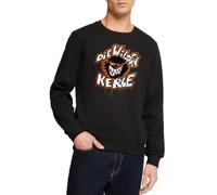 Spreadshirt Die Wilden Kerle Logo Tropfen Graffiti Herren Premium Pullover, XL, Schwarz