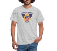 Spreadshirt Dungeons and Dragons Höllenfeuer Drache D20 Würfel Männer T-Shirt, 4XL, Grau meliert