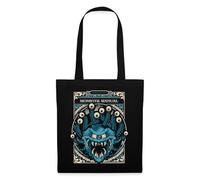 Spreadshirt Dungeons And Dragons Monster Manual Beholder Stoffbeutel, One size, Schwarz
