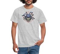 Spreadshirt Dungeons & Dragons DND Beholder Männer T-Shirt, S, Grau meliert