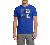 Spreadshirt E.T. Der Außerirdische Fahrrad Mond Filmszene Männer T-Shirt, 3XL, Dunkelblau