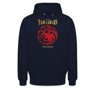 Spreadshirt Game of Thrones Haus Targaryen Fire & Blood Unisex Hoodie
