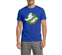 Spreadshirt Ghostbusters Frohe Weihnachten Männer T-Shirt, XL, Dunkelblau