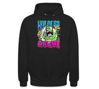 Spreadshirt Ghostbusters Hot Dogs and Slimer Unisex Hoodie, XL, Schwarz