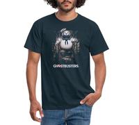 Spreadshirt Ghostbusters Marshmallow Mann Männer T-Shirt, XL, Navy