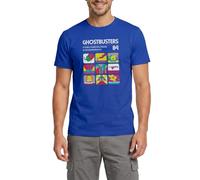 Spreadshirt Ghostbusters Retro '84 Kacheln Männer T-Shirt, XL, Dunkelblau