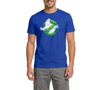 Spreadshirt Ghostbusters Schleim Logo Männer T-Shirt, XL, Dunkelblau